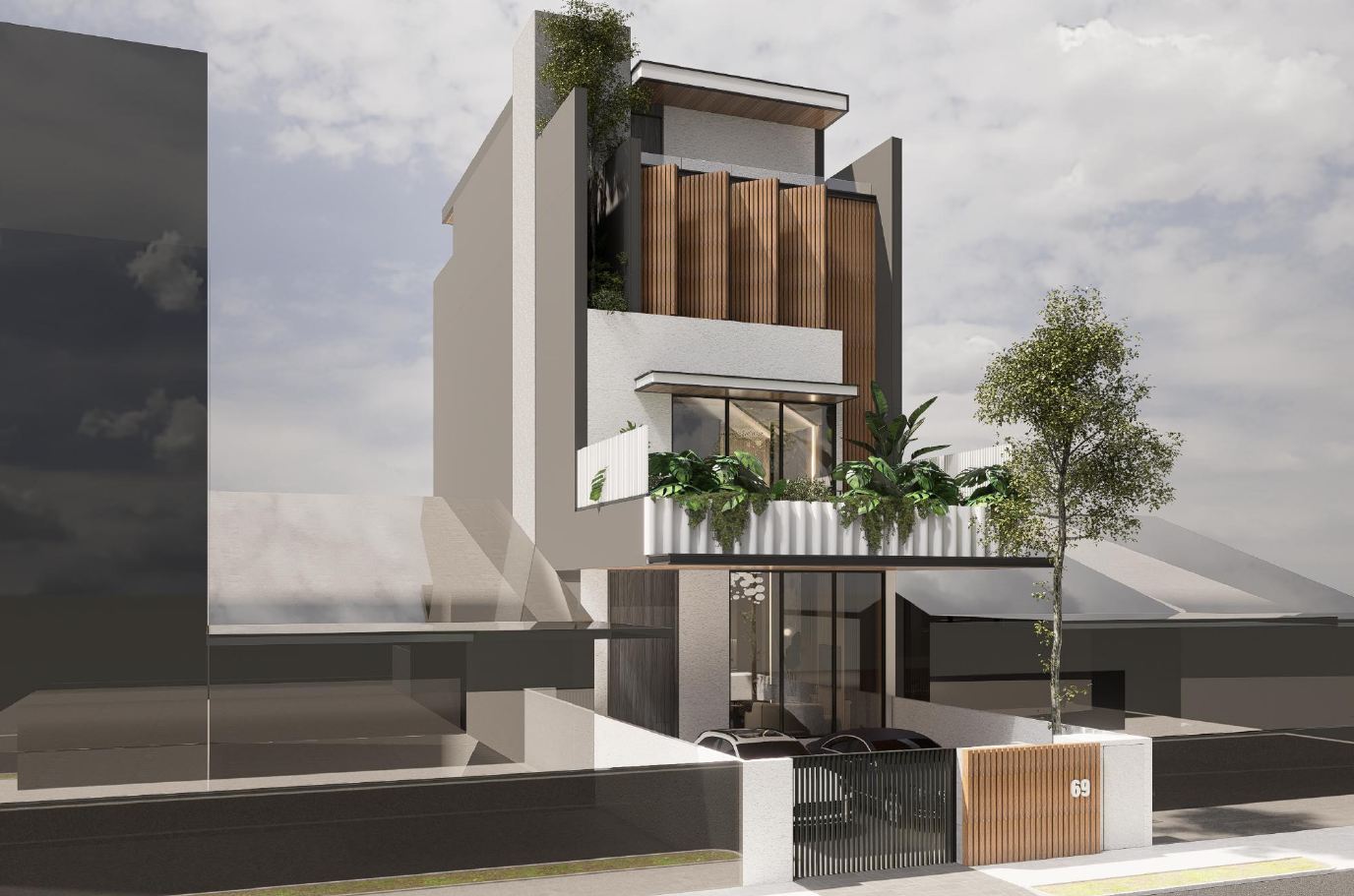 69 Fidelio Street — Front elevation from the street