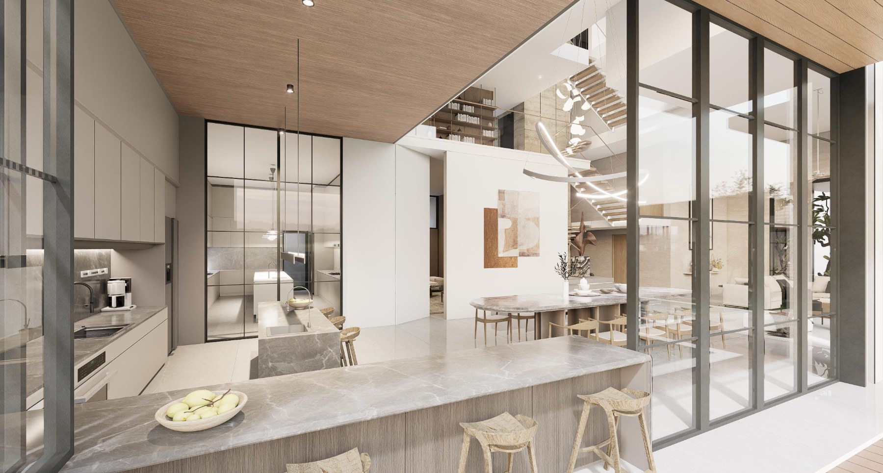 Siglap View — Kitchen and dining counter